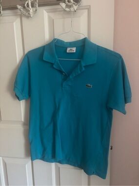 Lacoste Teal Blue Classic Pique Polo